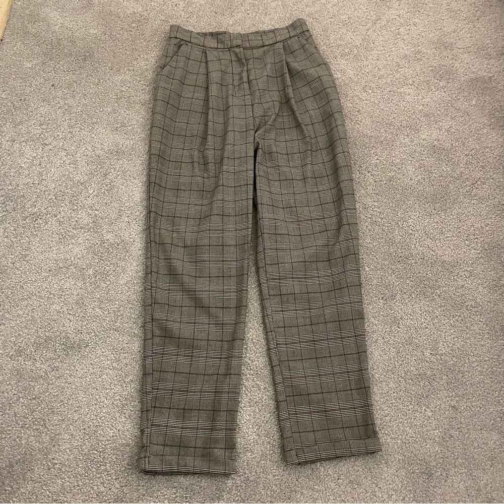 H&M plaid pants